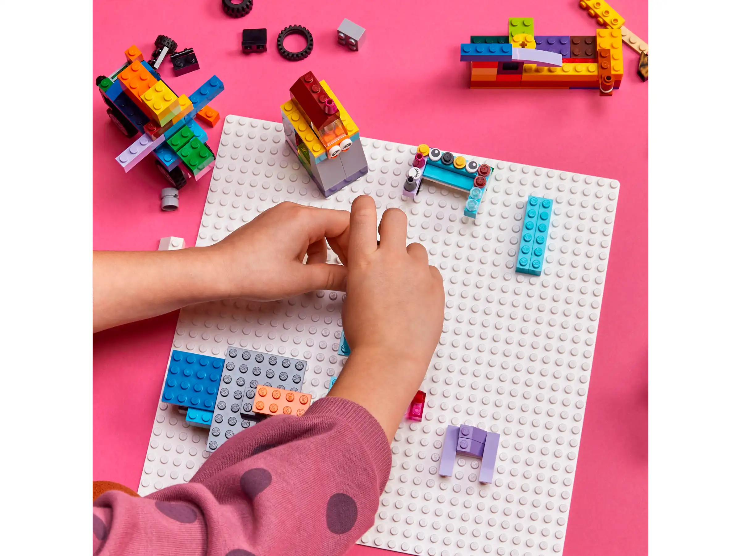 Zdjecie zestawu LEGO 11026 Classic Biała płytka konstrukcyjna 4