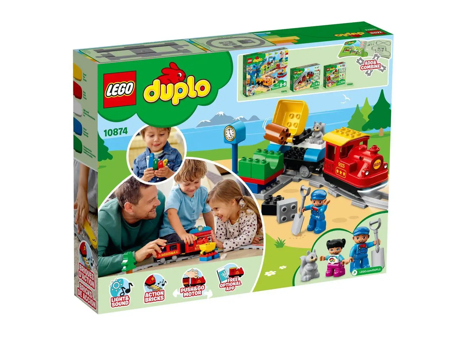 Zdjecie zestawu LEGO 10874 Duplo Pociąg parowy 4