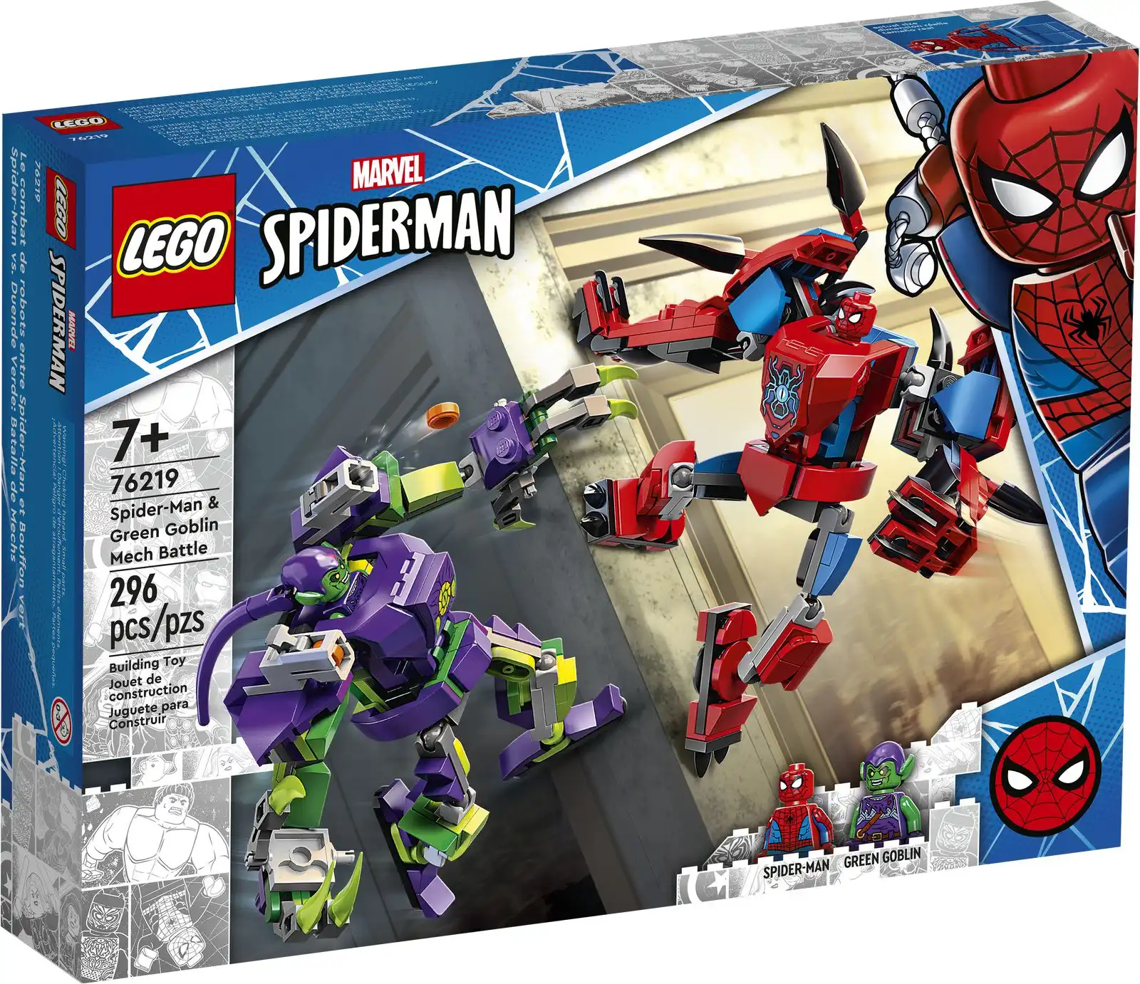 Zdjecie zestawu LEGO 76219 Spider-Man Bitwa mechów Spider-Mana i Zielonego Goblina 1