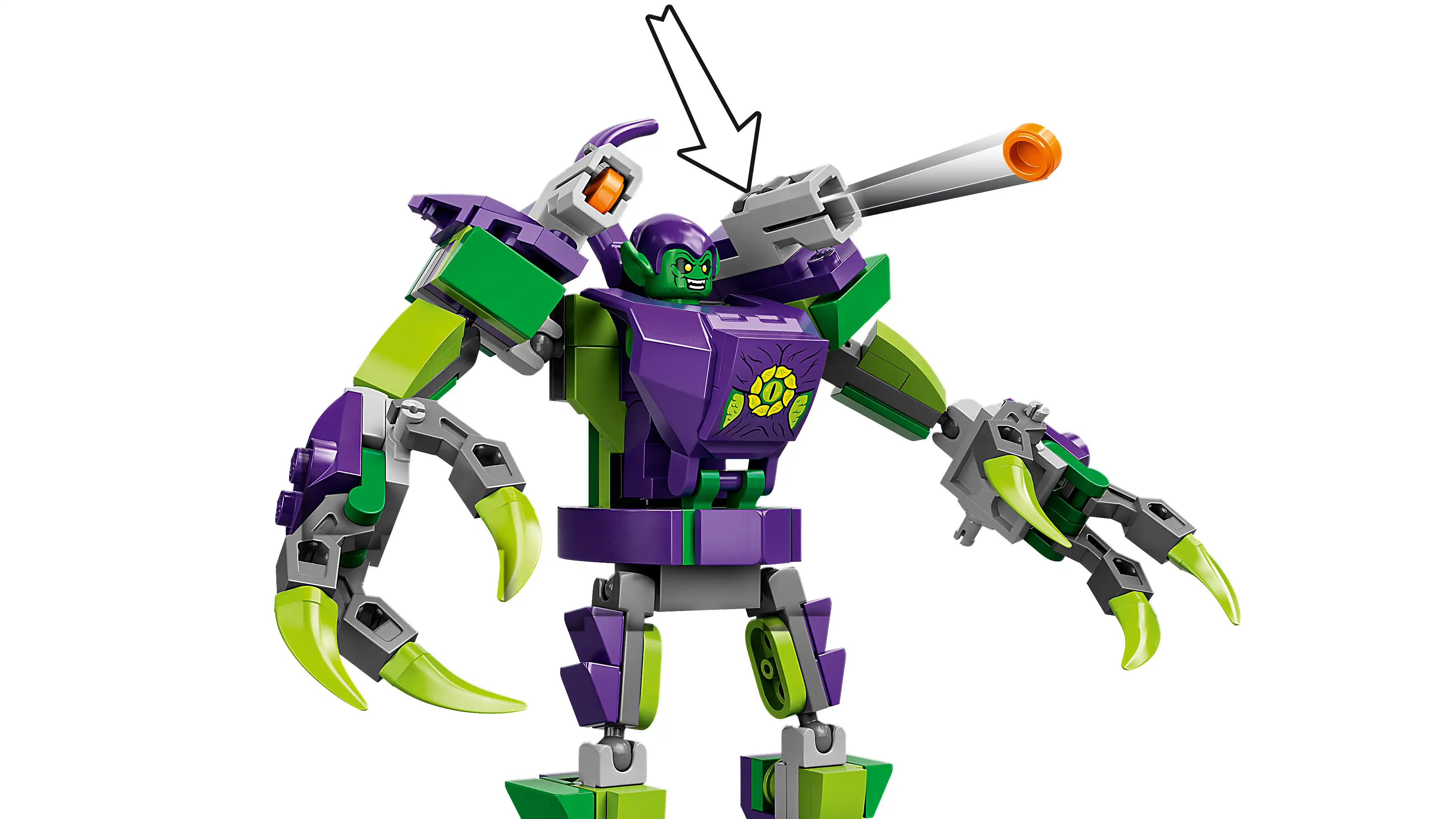 Zdjecie zestawu LEGO 76219 Spider-Man Bitwa mechów Spider-Mana i Zielonego Goblina 4