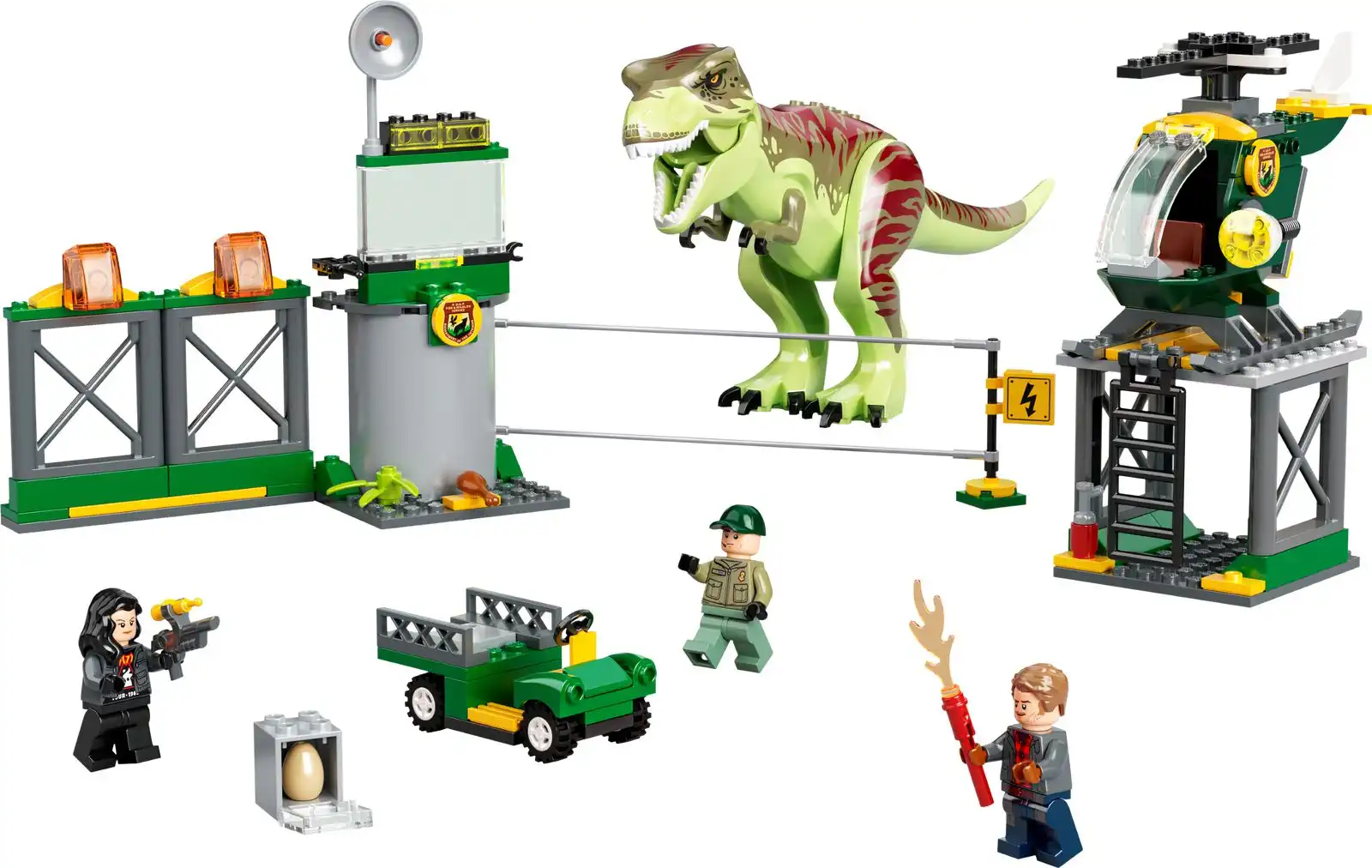 Zdjecie zestawu LEGO 76944 Jurassic World Ucieczka tyranozaura 1