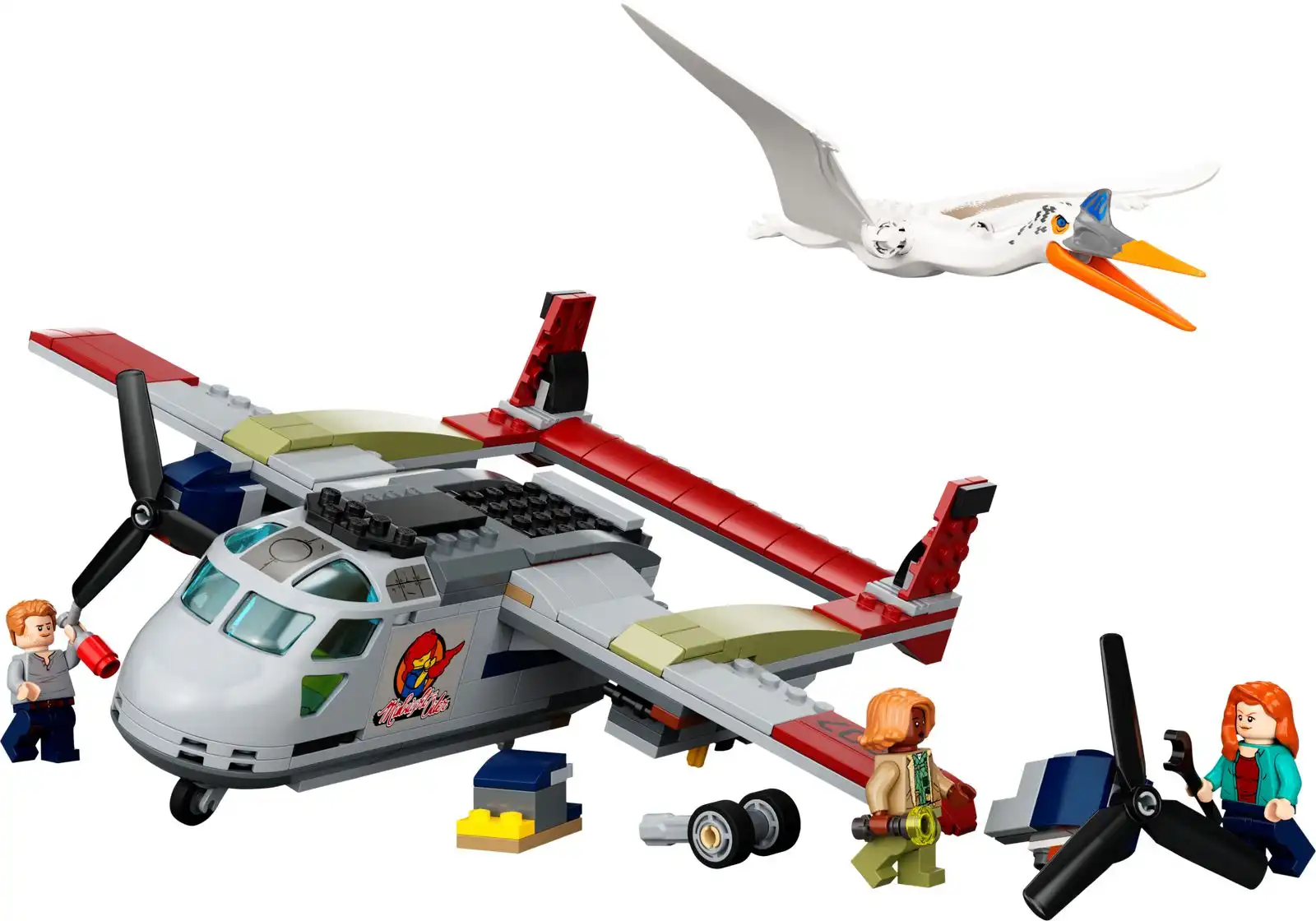 Zdjecie zestawu LEGO 76947 Jurassic World Kecalkoatl: zasadzka z samolotem 1