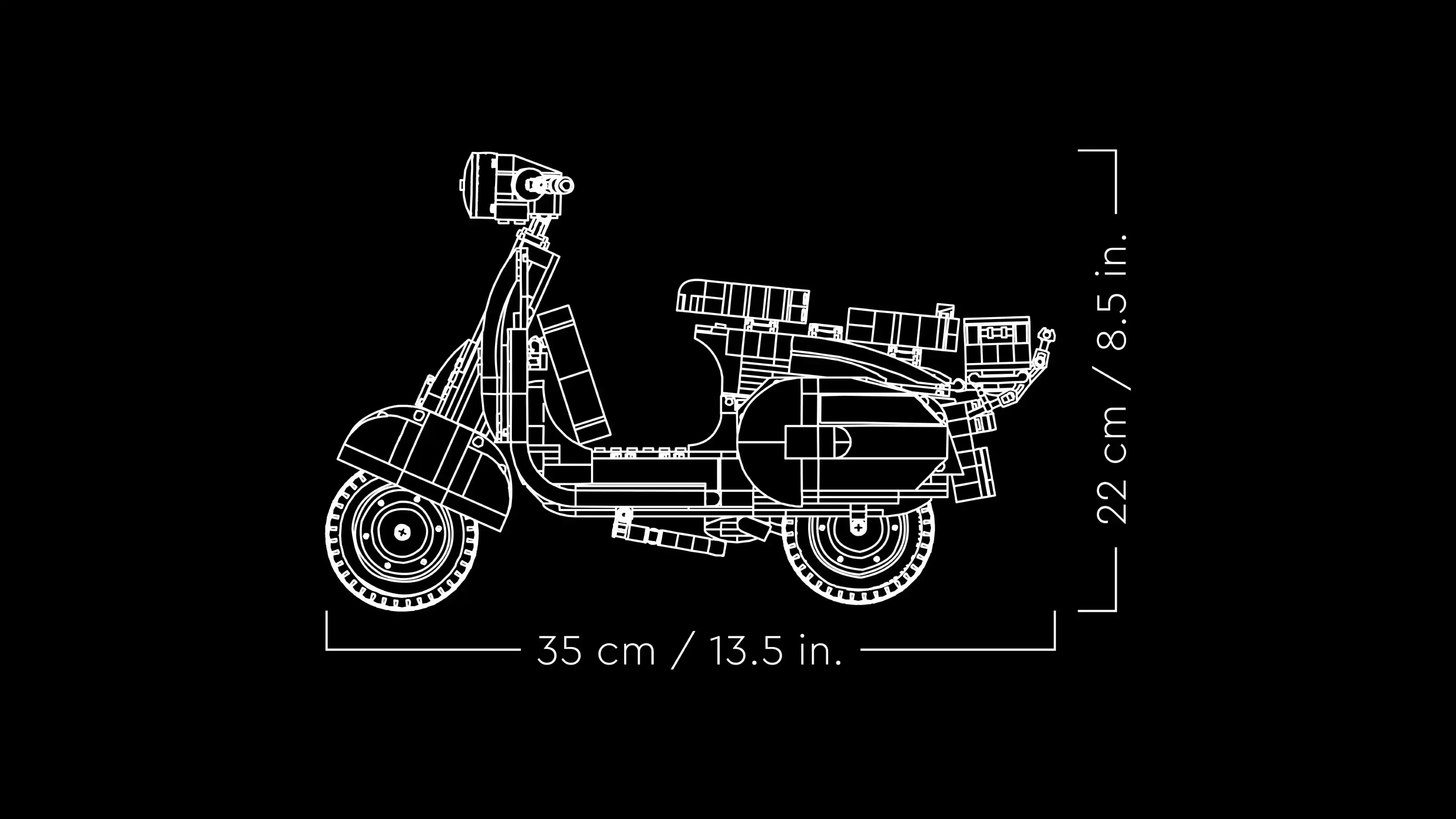 Zdjecie zestawu LEGO 10298 Icons LEGO® Vespa 125 3