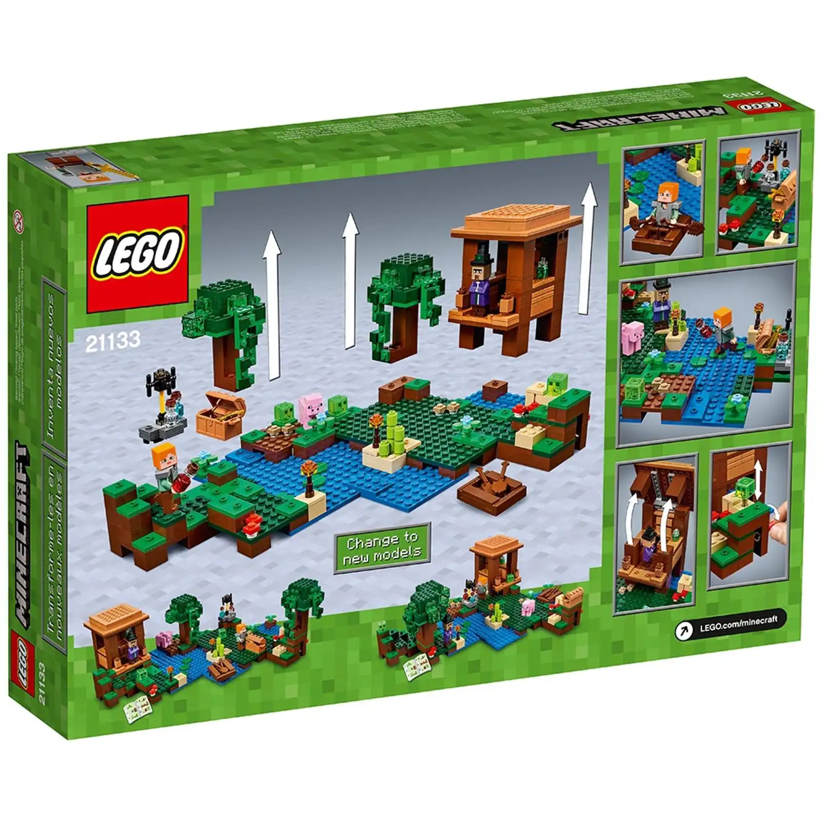 Zdjecie zestawu LEGO 21133 Minecraft Chatka czarownicy 2