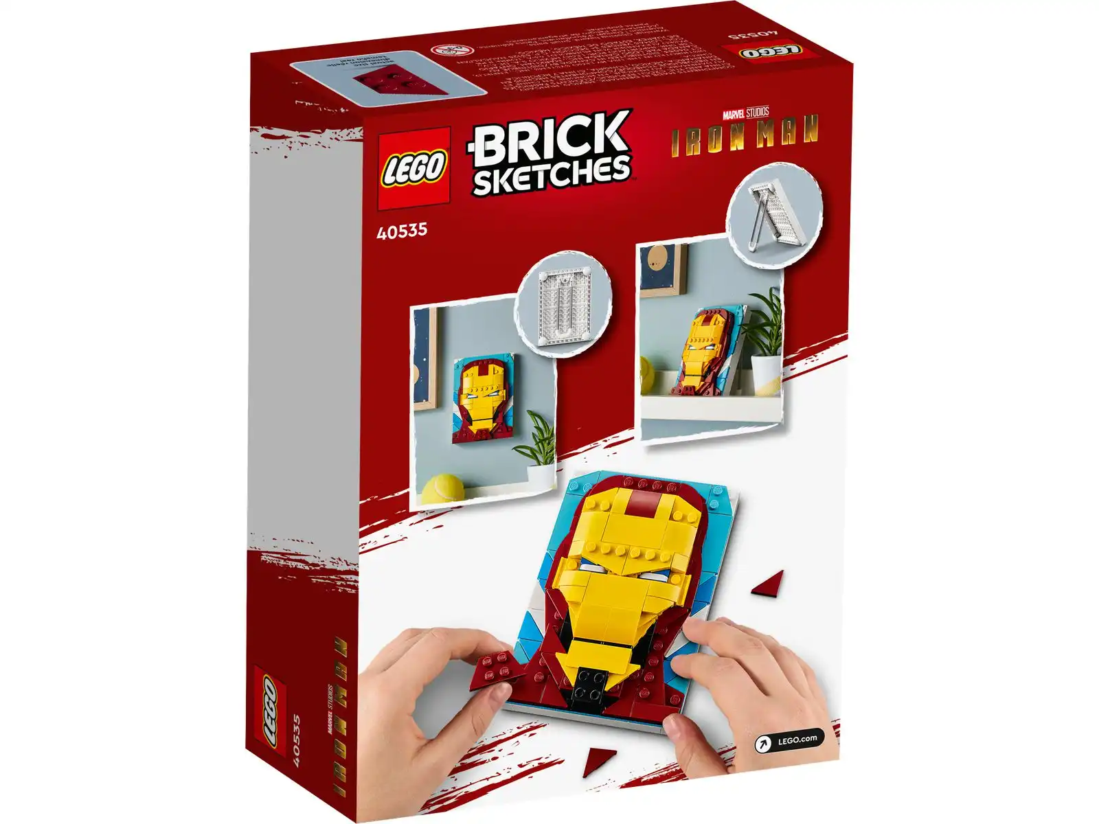 Zdjecie zestawu LEGO 40535 Brick Sketches Iron Man 2