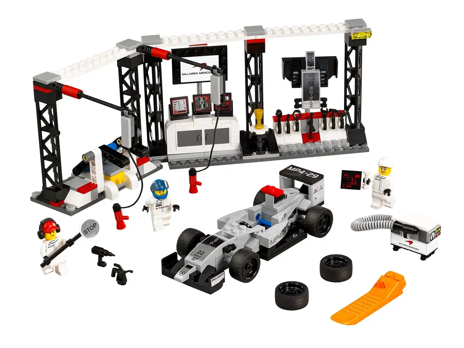Zdjecie zestawu LEGO 75911 Speed Champions Pit Stop McLaren Mercedes 1