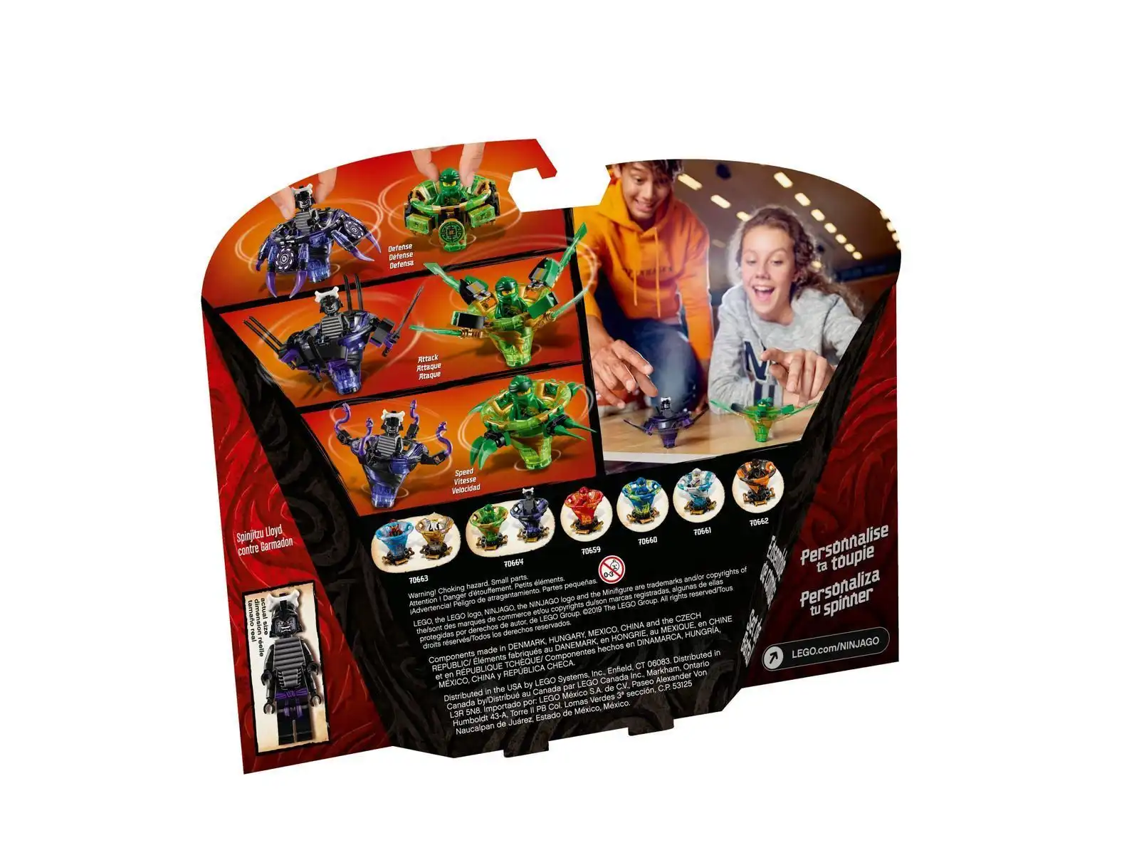 Zdjecie zestawu LEGO 70664 Ninjago Spinjitzu Lloyd vs. Garmadon 3