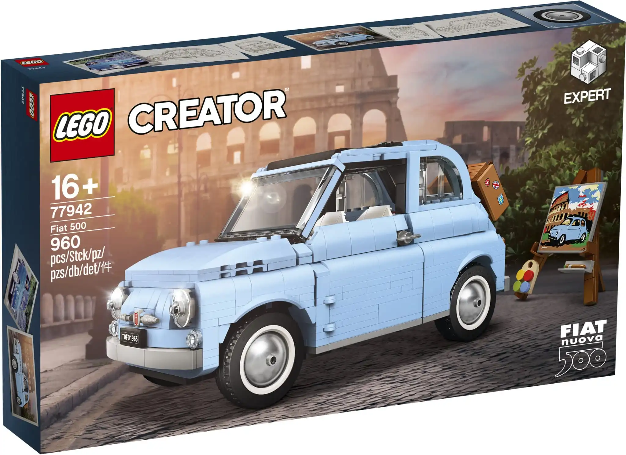 Zdjecie zestawu LEGO 77942 Creator Expert Fiat 500 1
