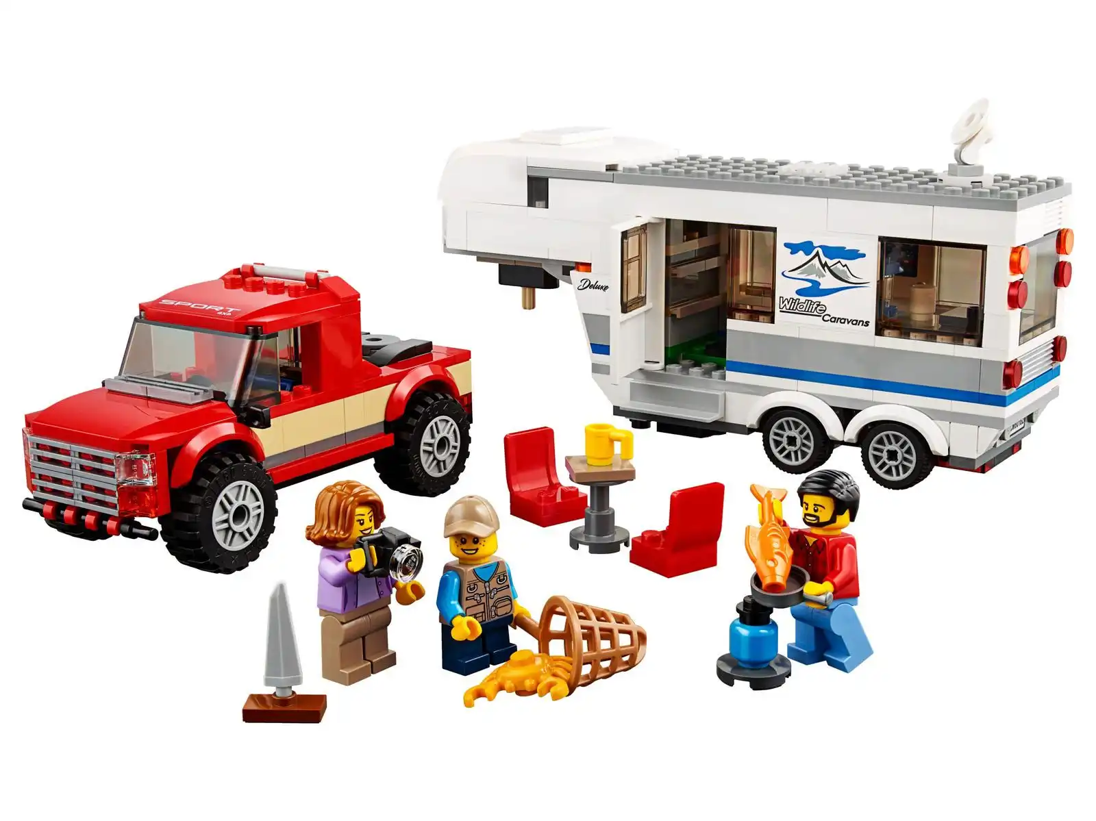 Zdjecie zestawu LEGO 60182 City Pickup z przyczepą 1