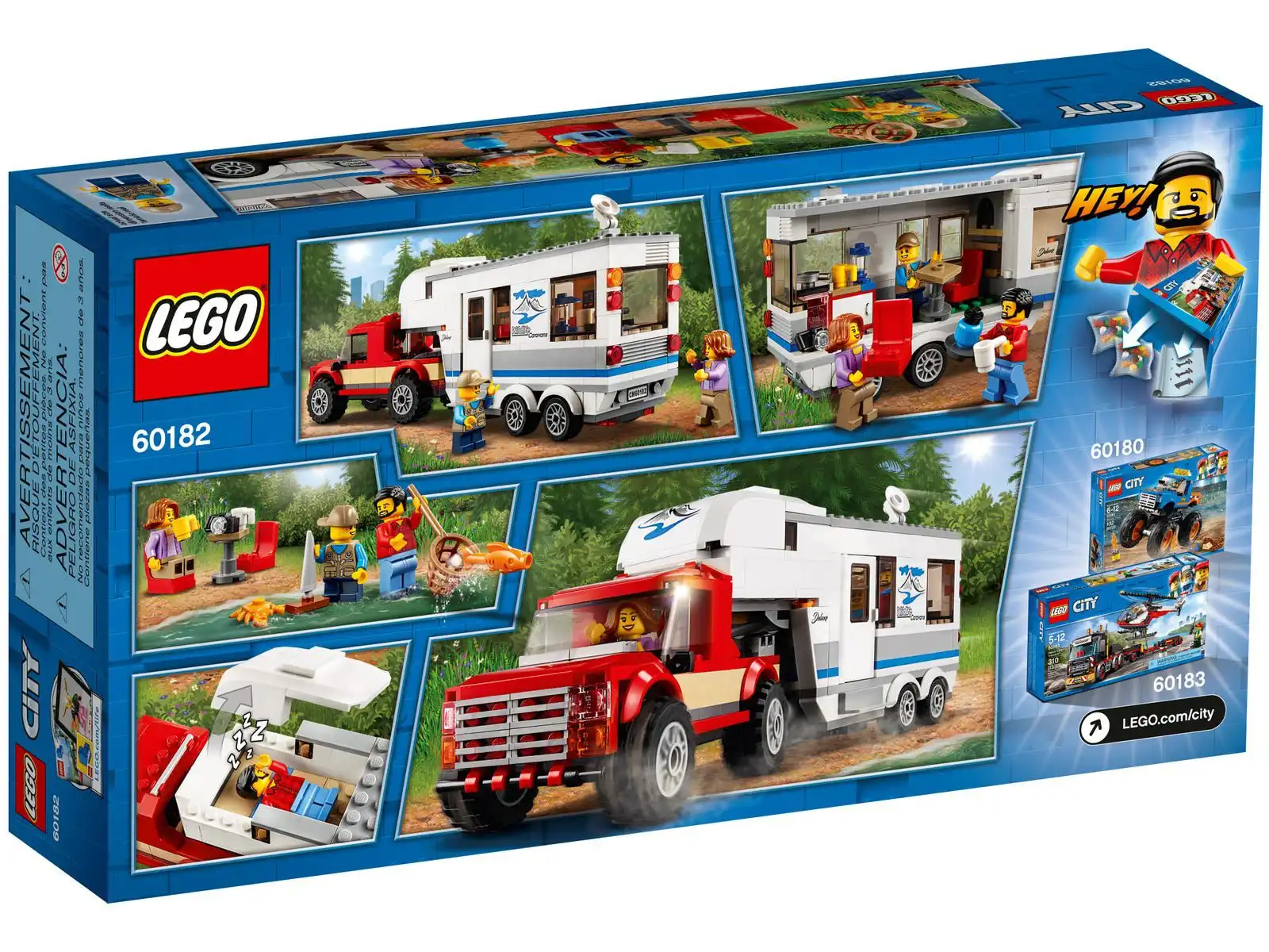 Zdjecie zestawu LEGO 60182 City Pickup z przyczepą 2