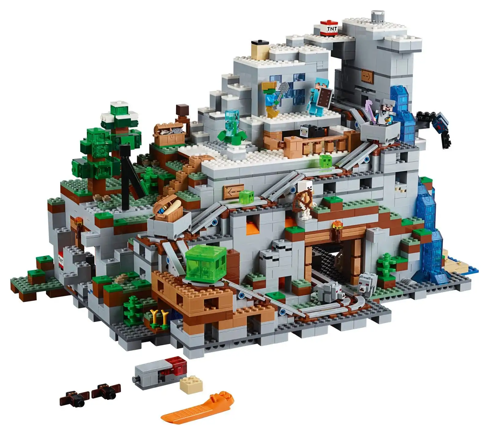 Zdjecie zestawu LEGO 21137 Minecraft Górska jaskinia 2