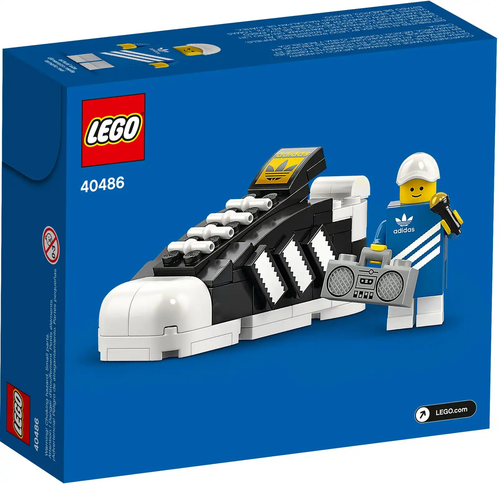 Zdjecie zestawu LEGO 40486  But adidas Originals Superstar 2