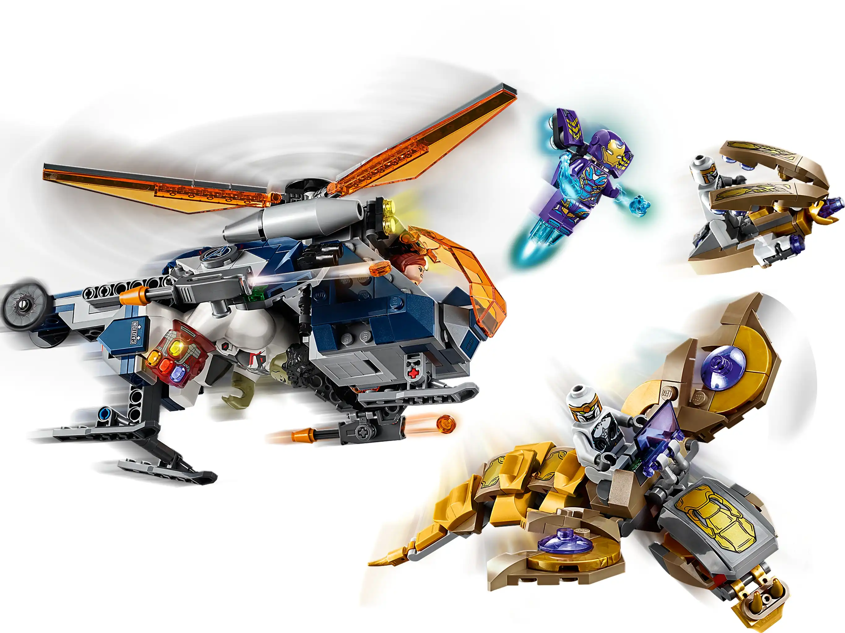 Zdjecie zestawu LEGO 76144 Marvel Avengers: Upadek helikoptera Hulka 2