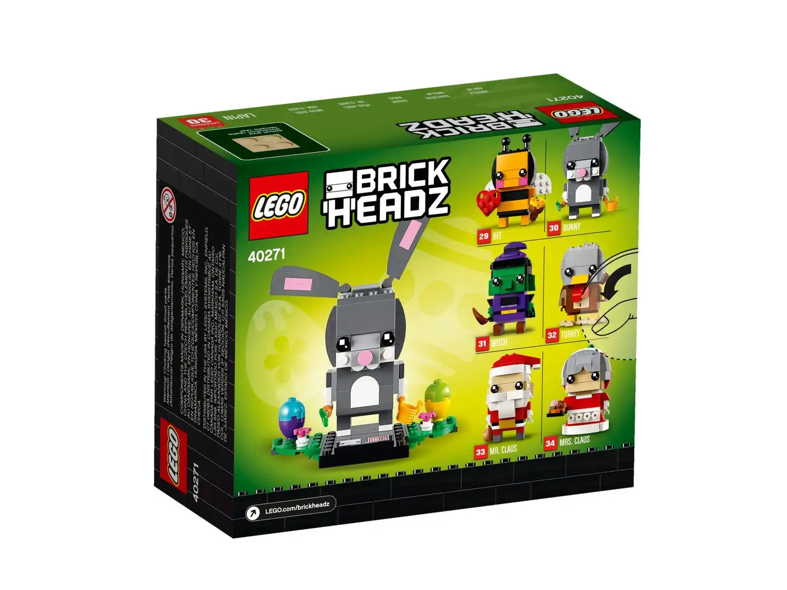 Zdjecie zestawu LEGO 40271 BrickHeadz Zajączek wielkanocny 2