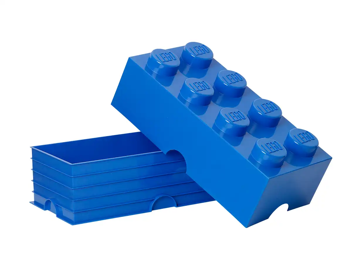 Zdjecie zestawu LEGO 5006921  Niebieskie pudełko z 8 wypustkami 2