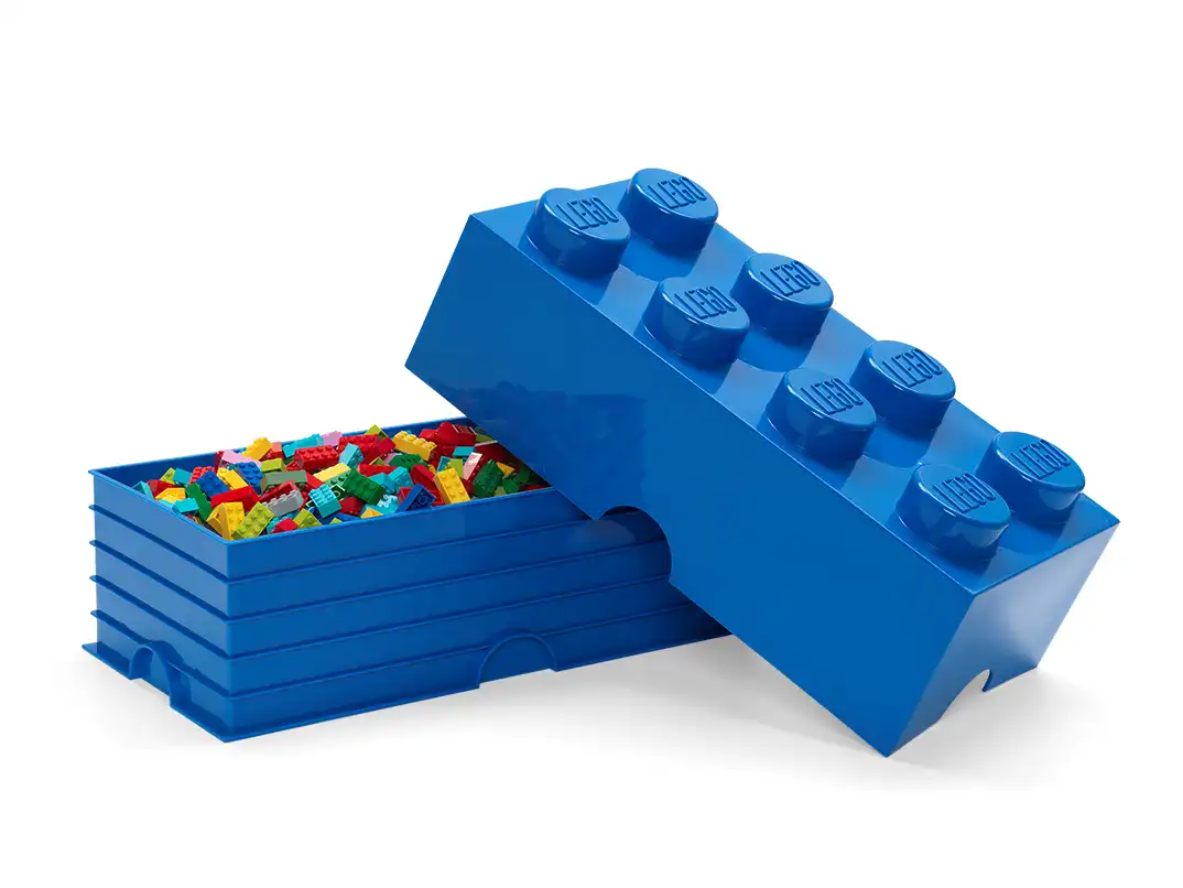 Zdjecie zestawu LEGO 5006921  Niebieskie pudełko z 8 wypustkami 3