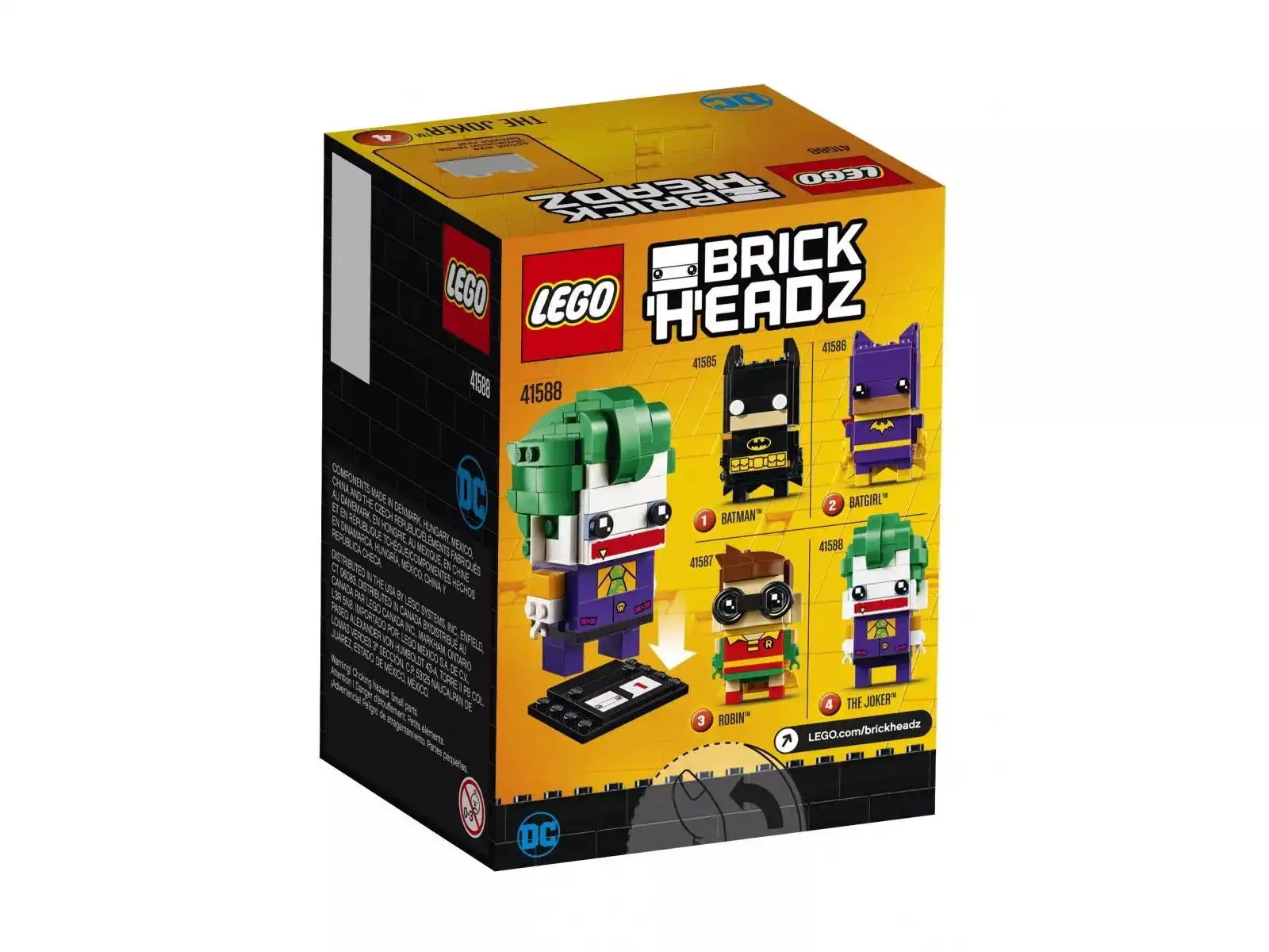 Zdjecie zestawu LEGO 41588 BrickHeadz Joker™ 2