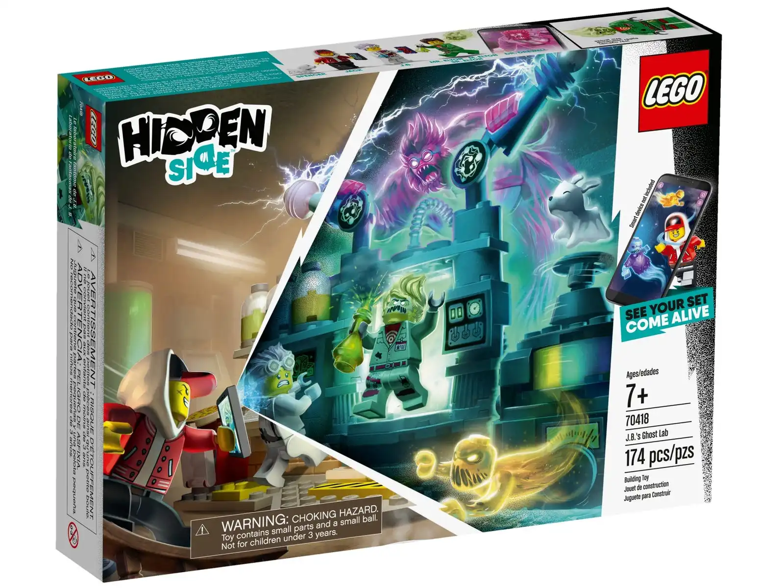 Zdjecie zestawu LEGO 70418 Hidden Side Laboratorium duchów J.B. 1