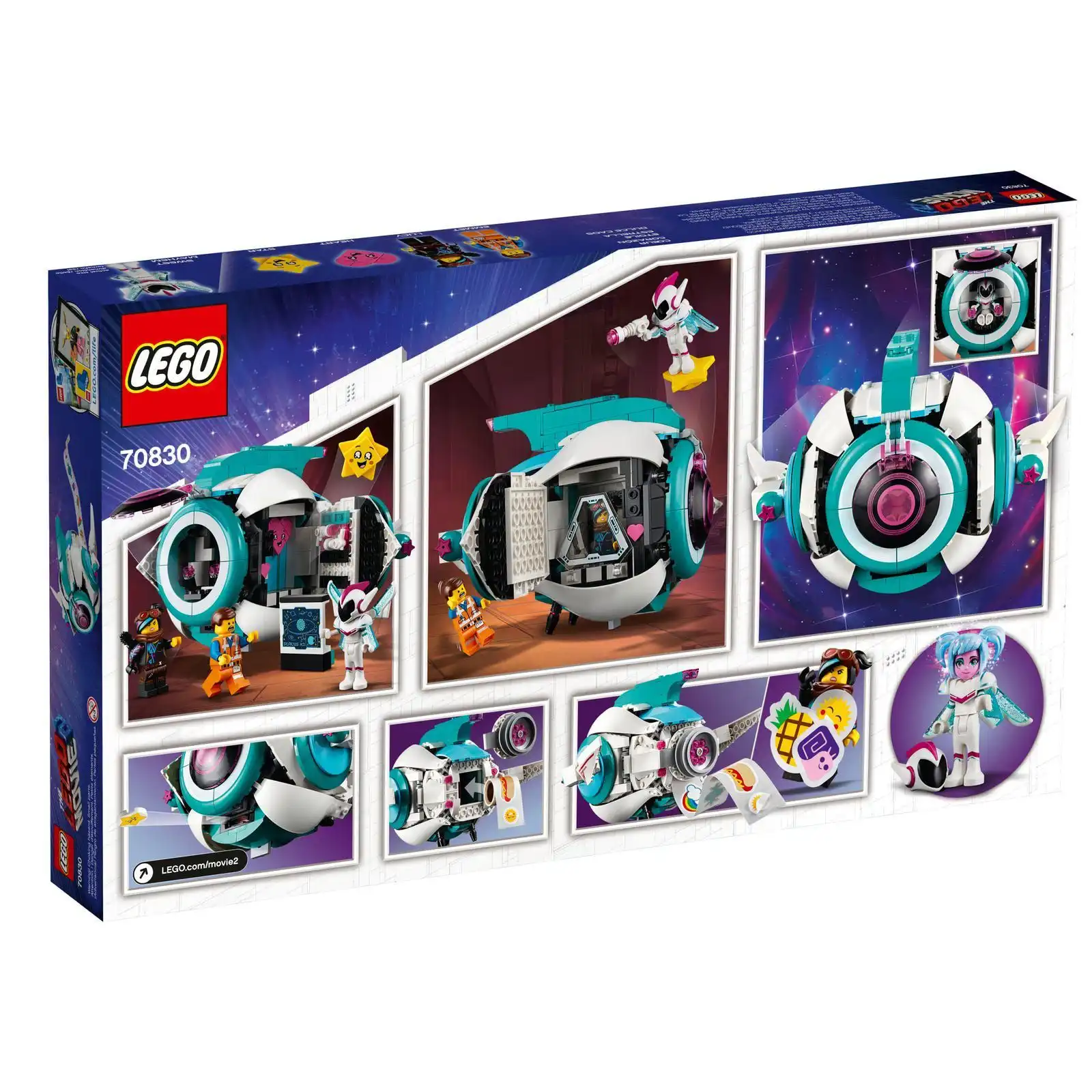 Zdjecie zestawu LEGO 70830 THE  MOVIE 2 Gwiezdny statek Słodkiej Zadymy 2