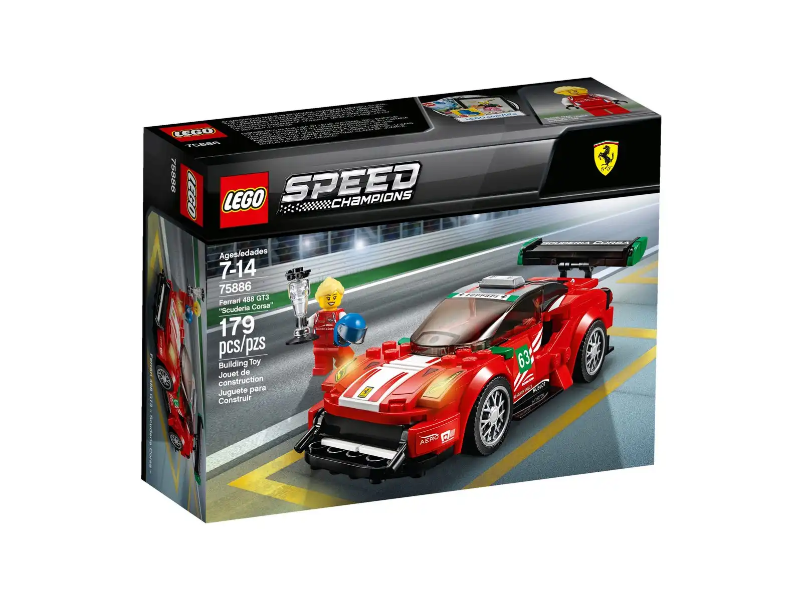 Zdjecie zestawu LEGO 75886 Speed Champions Ferrari 488 GT3 „Scuderia Corsa” 1