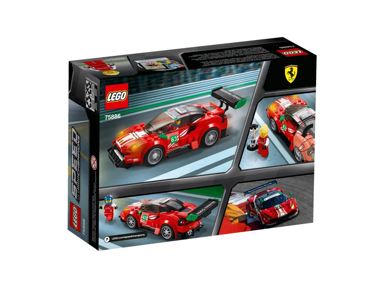 Zdjecie zestawu LEGO 75886 Speed Champions Ferrari 488 GT3 „Scuderia Corsa” 2
