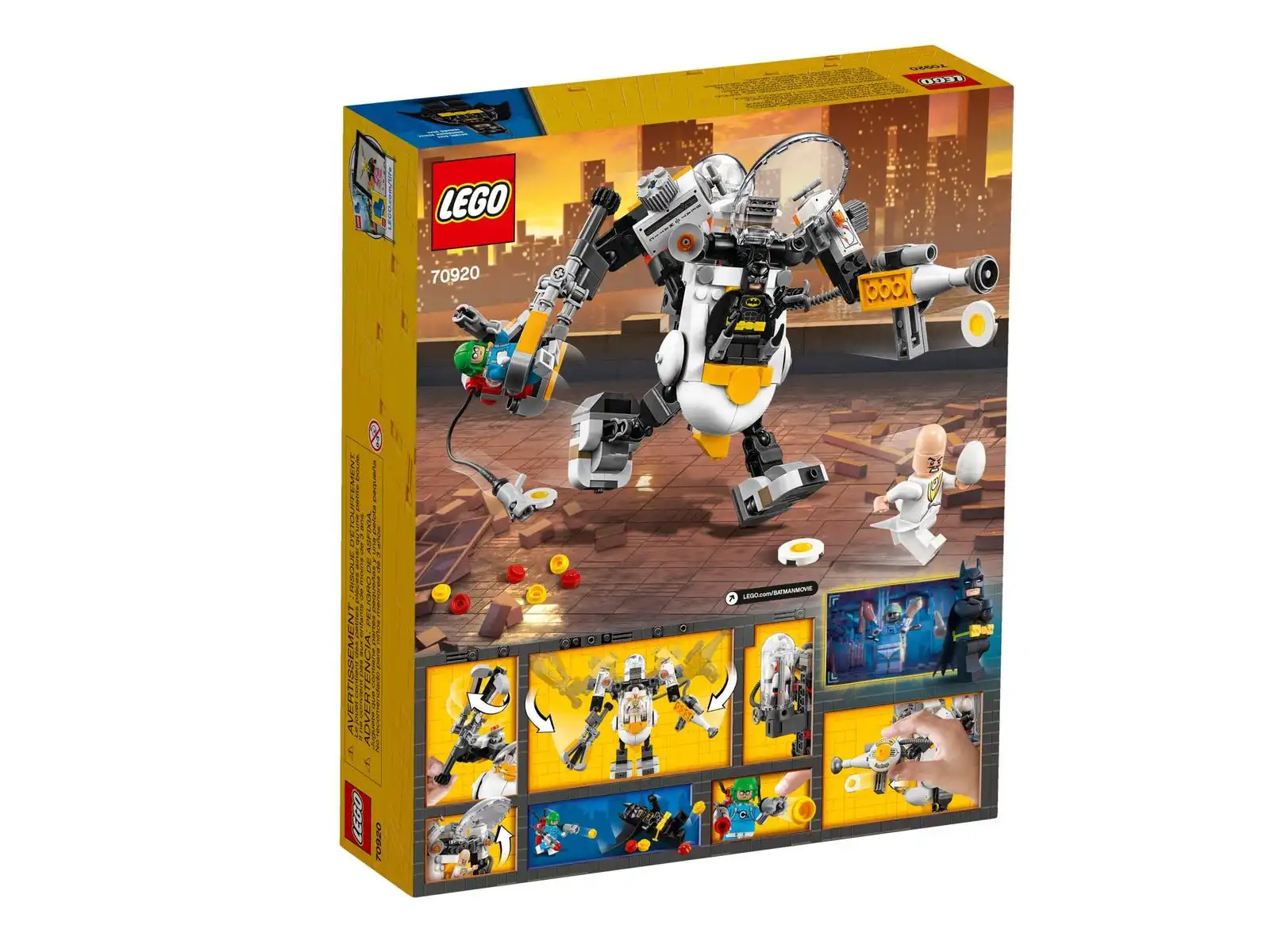 Zdjecie zestawu LEGO 70920 Batman Movie Mech Eggheada i bitwa na jedzenie 2