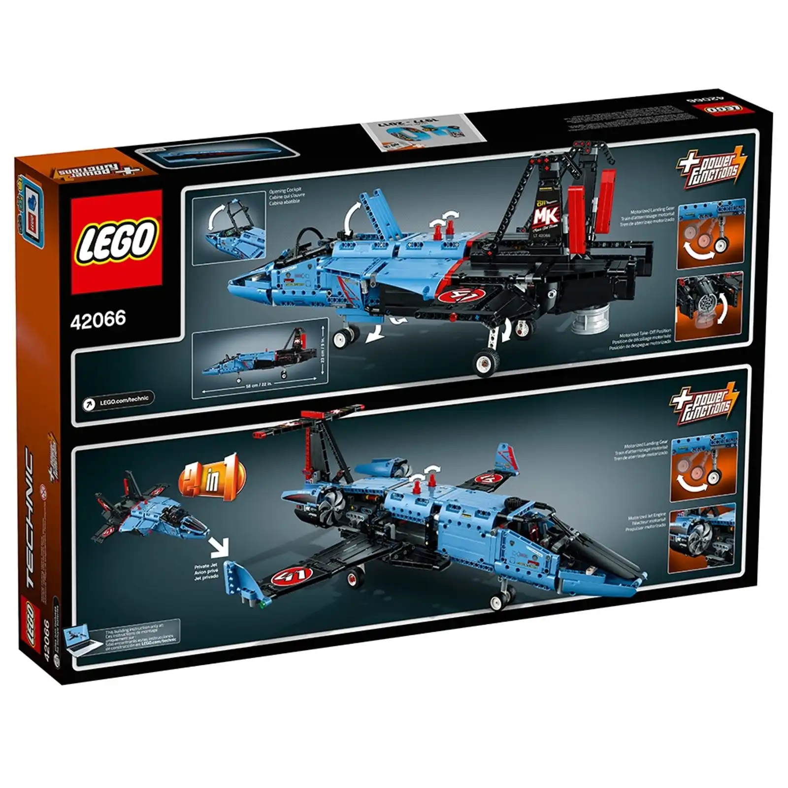 Zdjecie zestawu LEGO 42066 Technic Odrzutowiec 4
