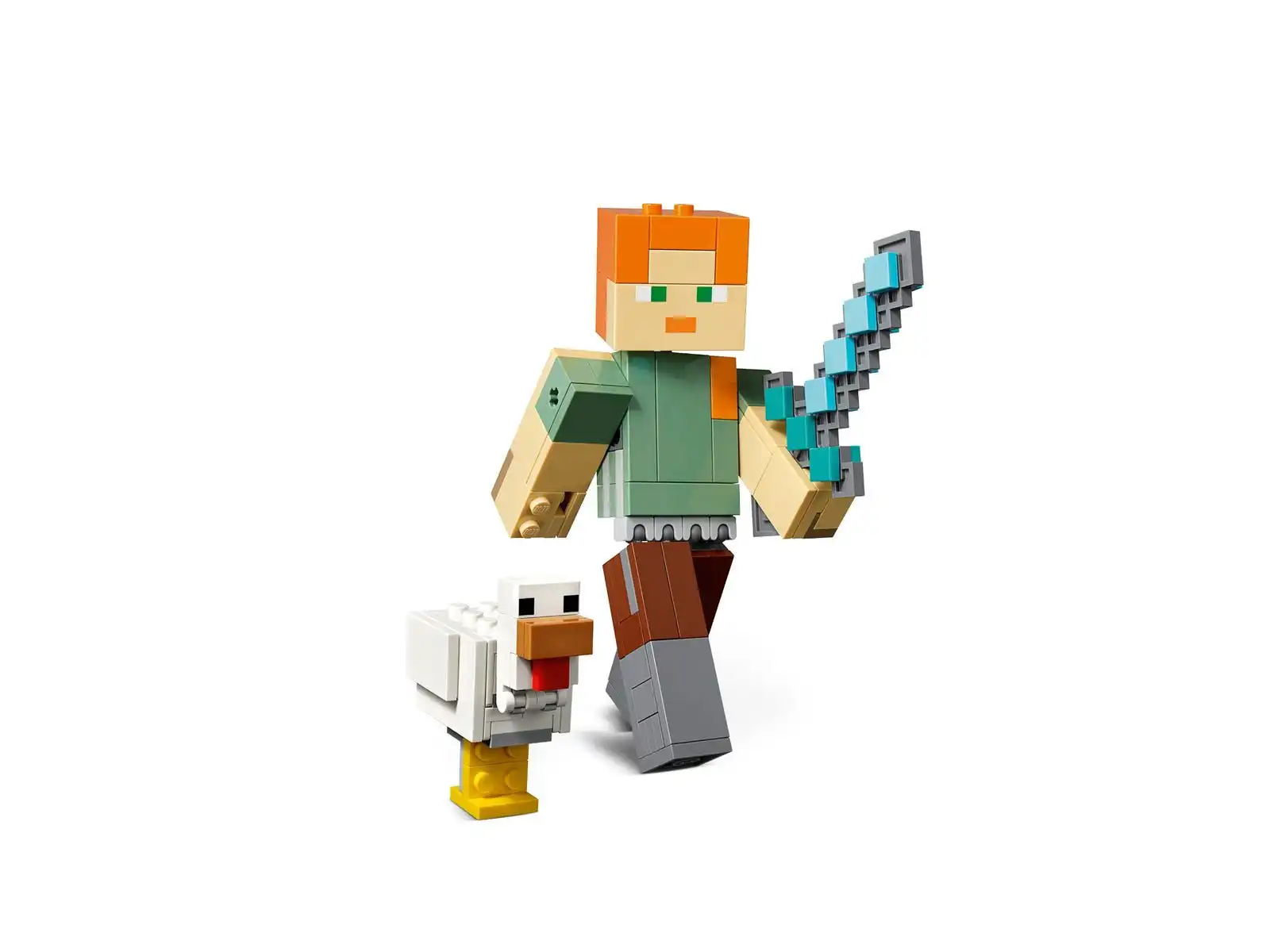 Zdjecie zestawu LEGO 21149 Minecraft Alex z kurczakiem 2