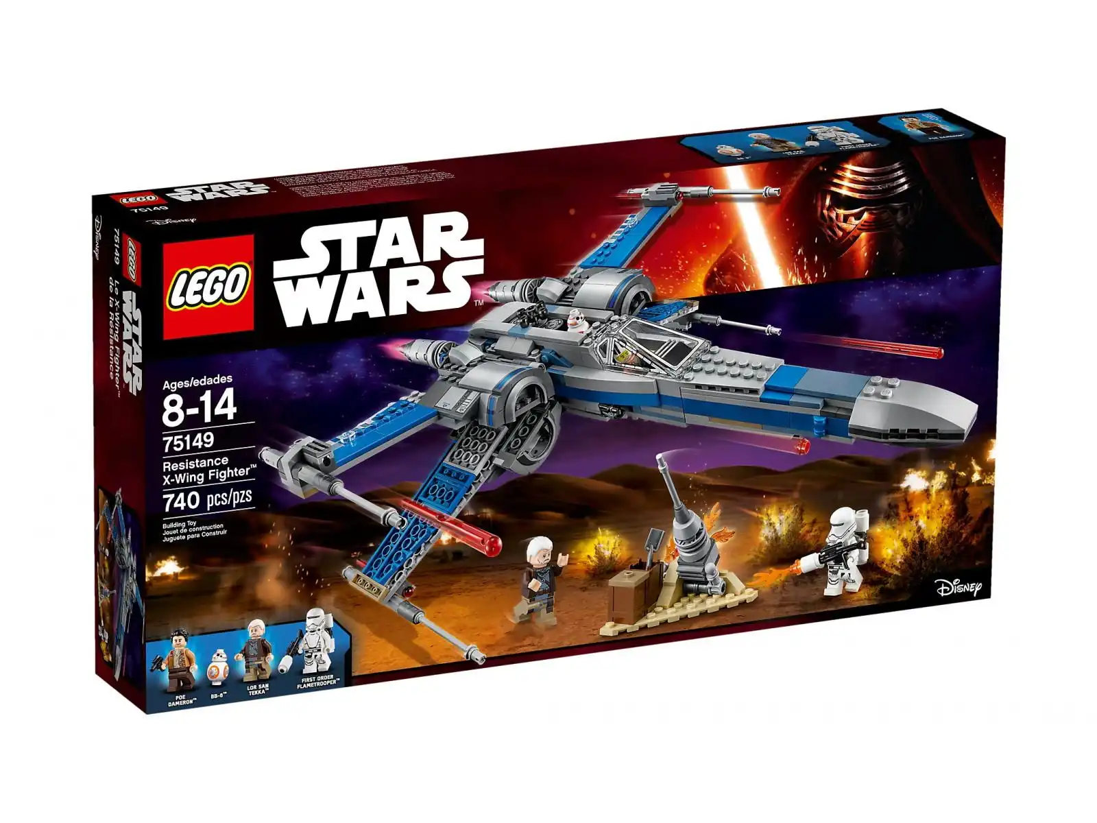 Zdjecie zestawu LEGO 75149 Star Wars Myśliwiec X-Wing™ Ruchu Oporu 1