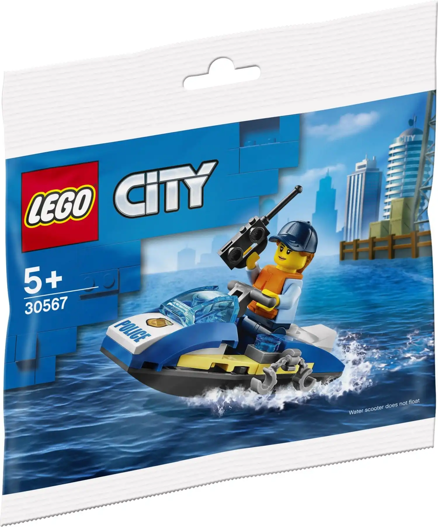 Zdjecie zestawu LEGO 30567 City Policyjny skuter wodny 1