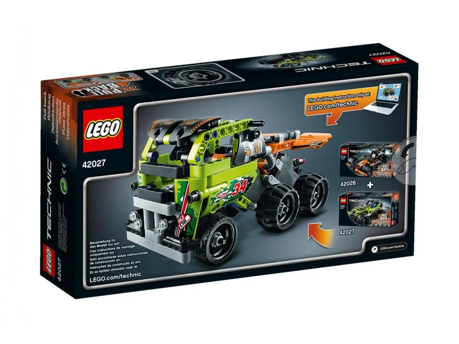 Zdjecie zestawu LEGO 42027 Technic Pustynna wyścigówka 2