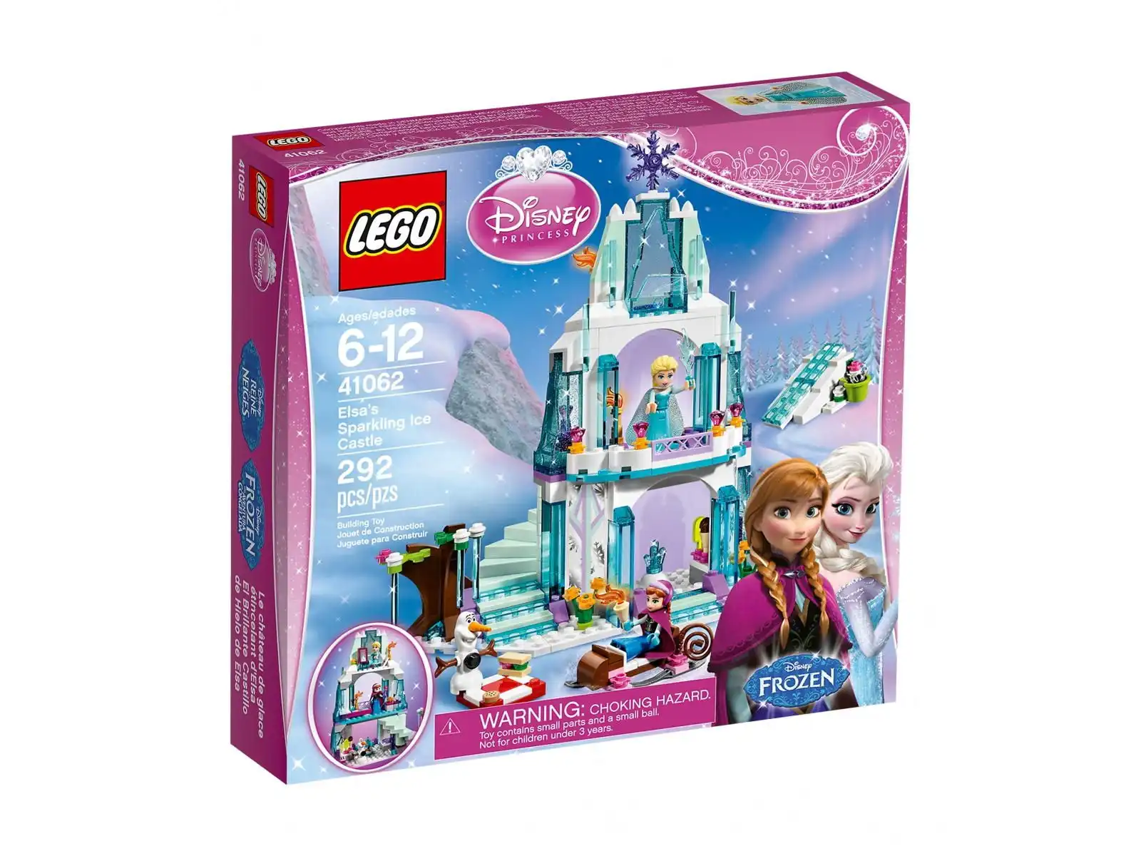 Zdjecie zestawu LEGO 41062  Błyszczący lodowy zamek Elzy 1