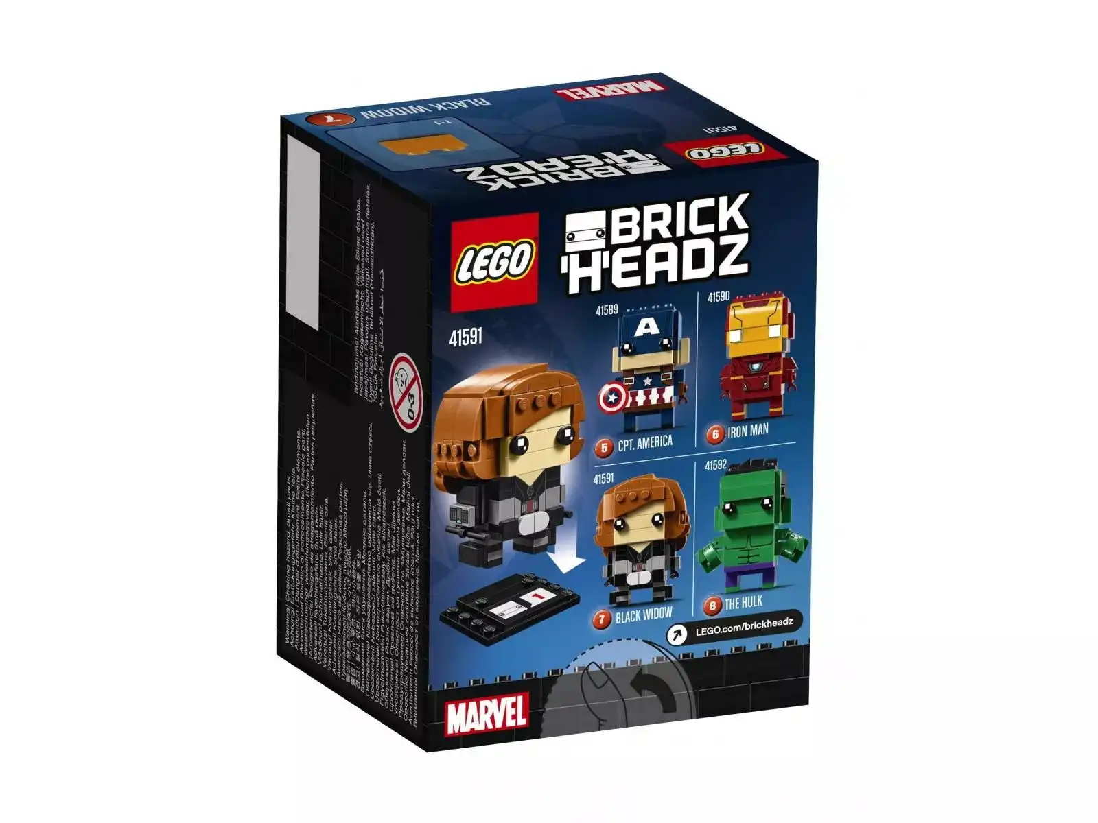 Zdjecie zestawu LEGO 41591 BrickHeadz Czarna Wdowa 2