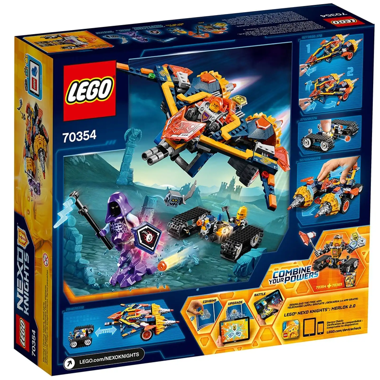 Zdjecie zestawu LEGO 70354 Nexo Knights Rozbijacz Axla 2