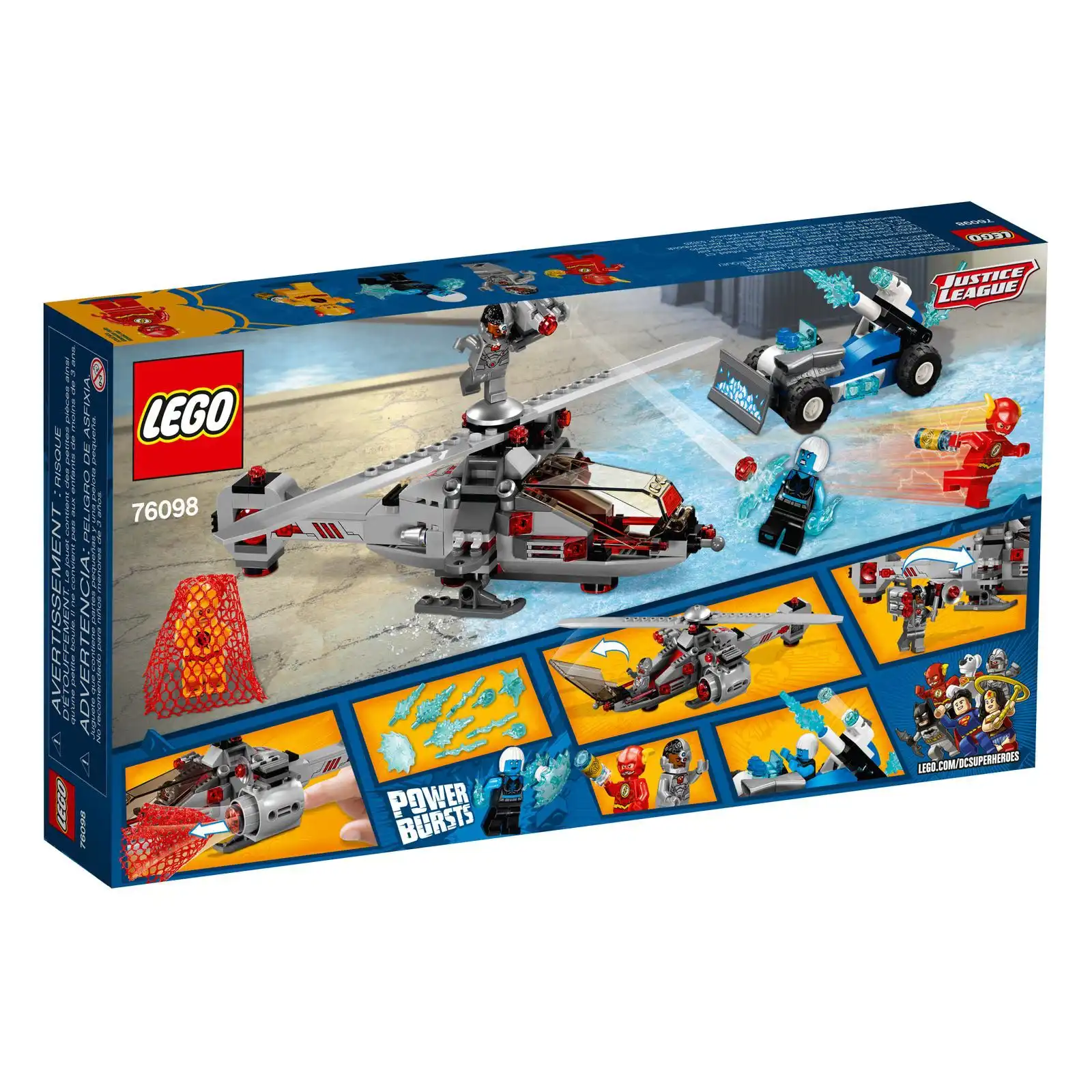 Zdjecie zestawu LEGO 76098 DC Comics Super Heroes Lodowy superwyścig 2