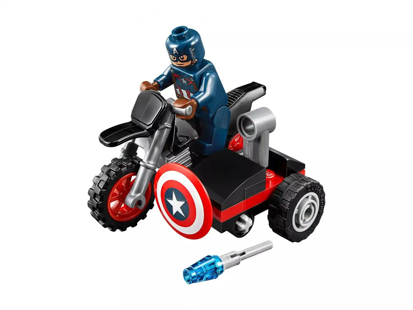 Zdjecie zestawu LEGO 30447 Marvel Motocykl Kapitana Ameryki 1