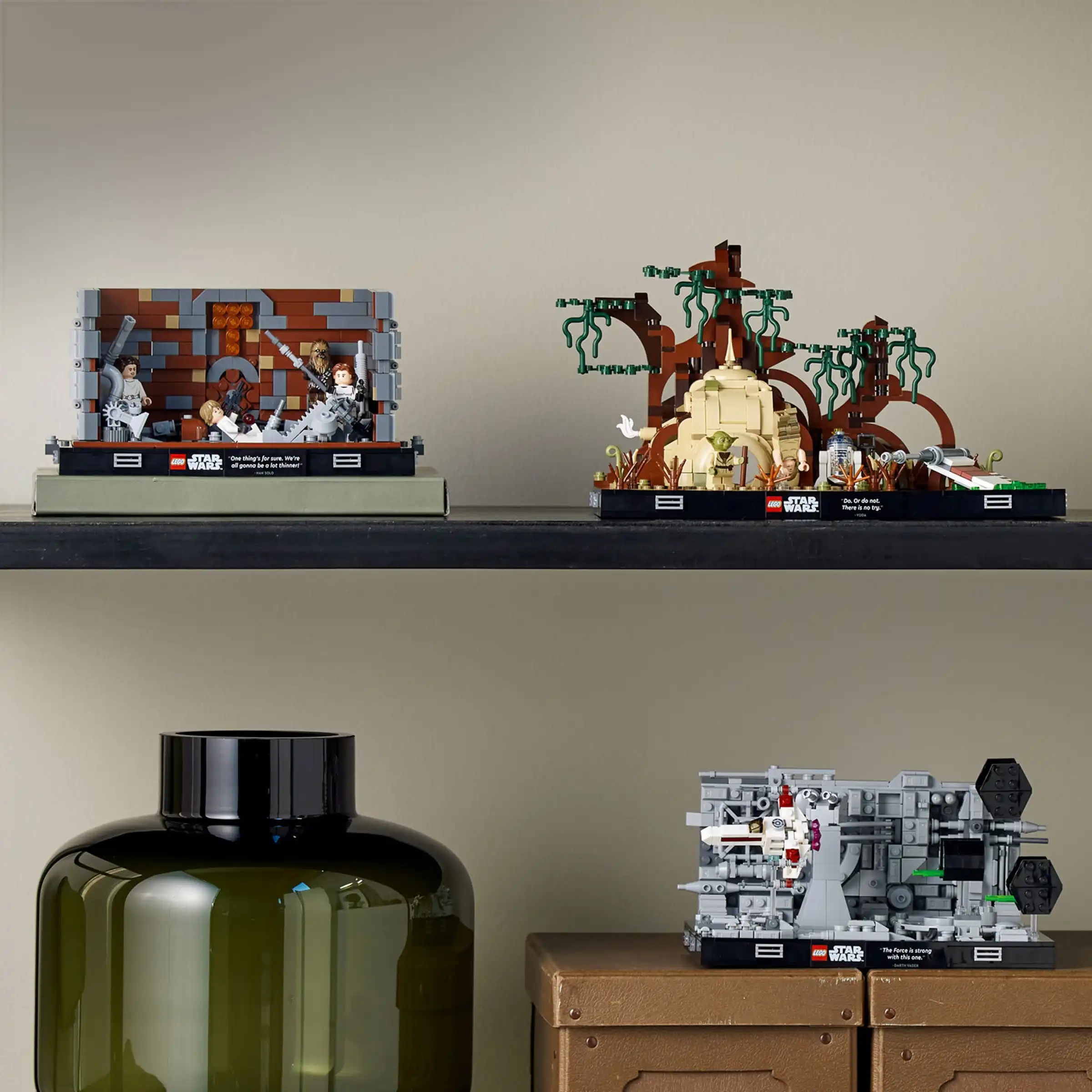 Zdjecie zestawu LEGO 75330 Star Wars Diorama: Szkolenie Jedi™ na Dagobah™ 1