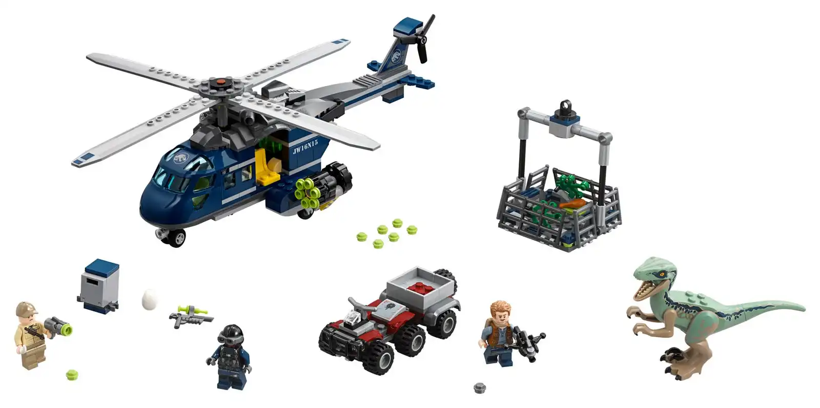 Zdjecie zestawu LEGO 75928 Jurassic World Pościg za śmigłowcem 1