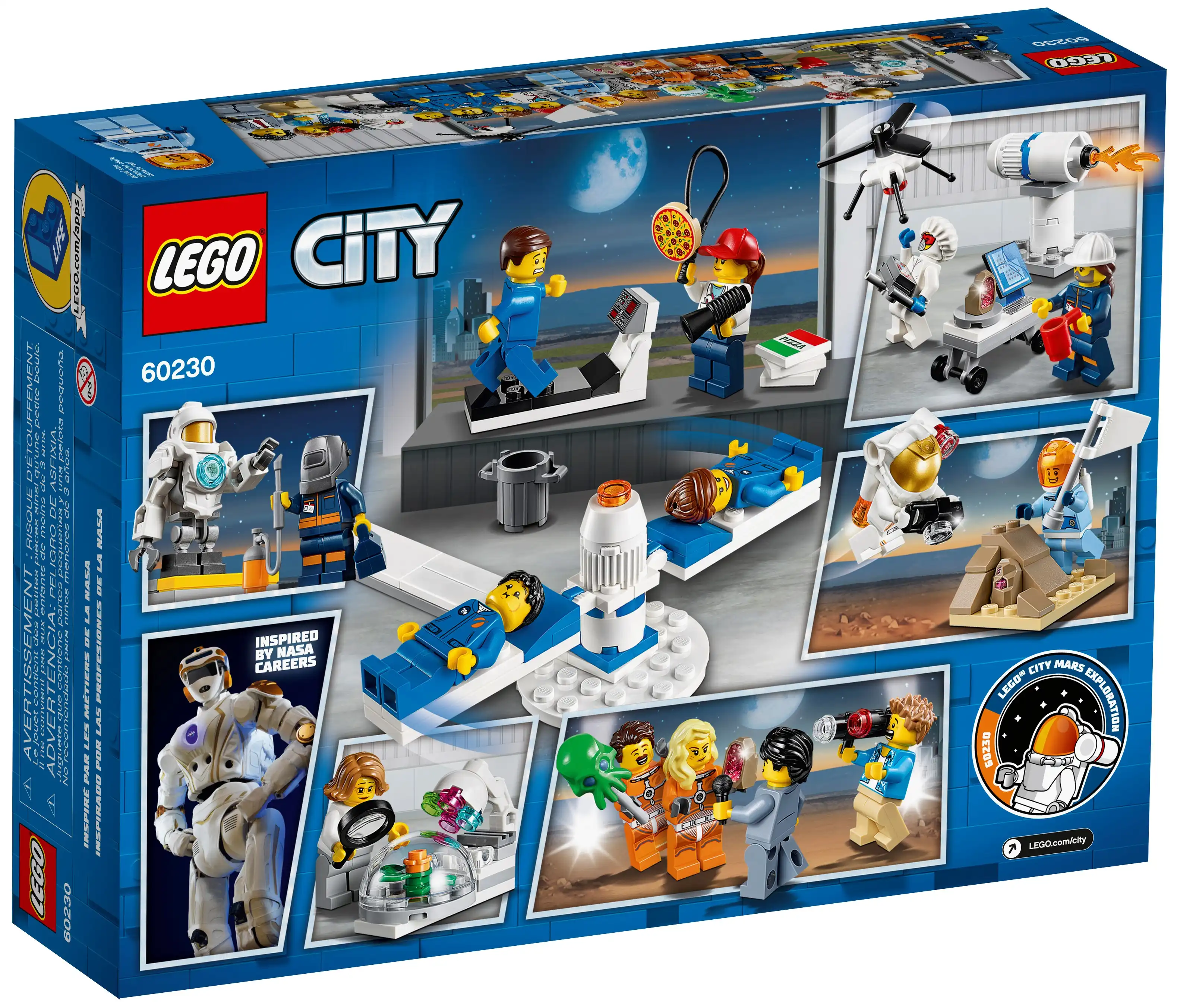 Zdjecie zestawu LEGO 60230 City Badania kosmiczne - zestaw minifigurek 1