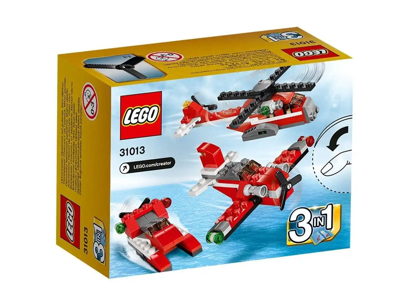Zdjecie zestawu LEGO 31013 Creator 3 w 1 Czerwony Grom 2