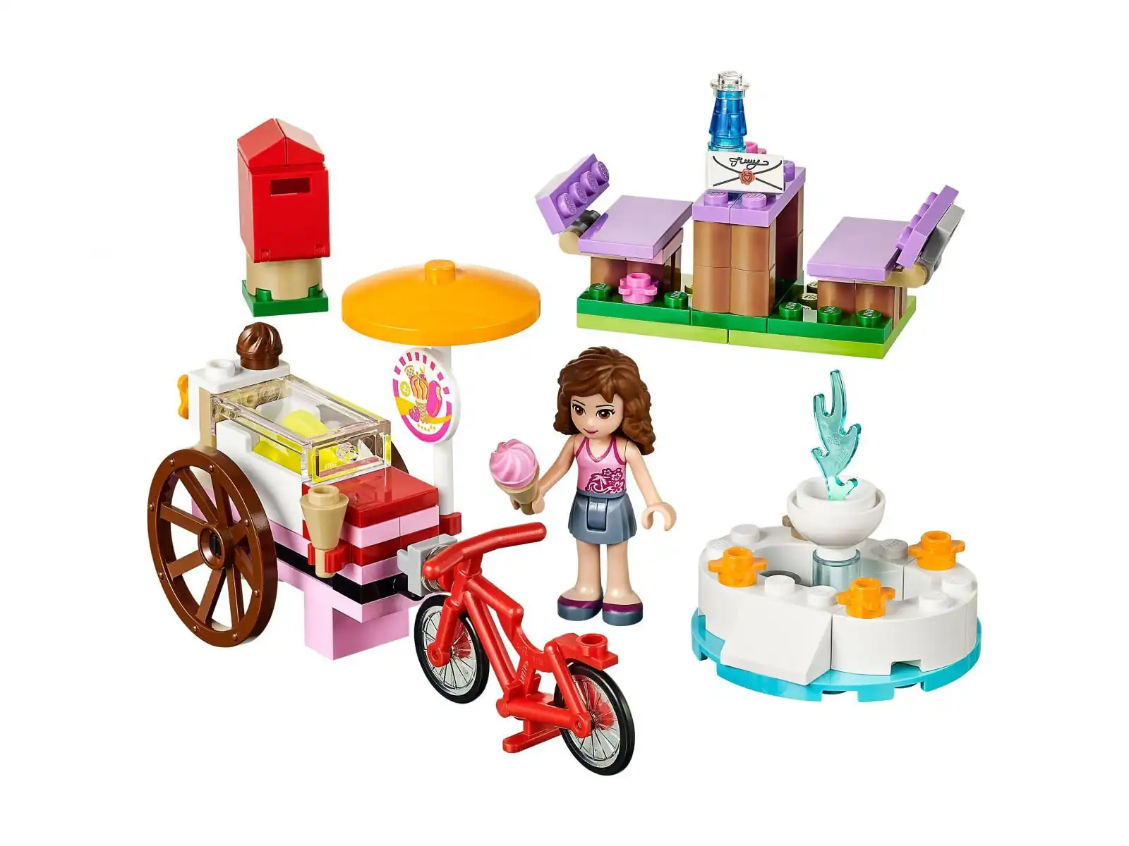 Zdjecie zestawu LEGO 41030 Friends Stoisko z Lodami Olivii 1