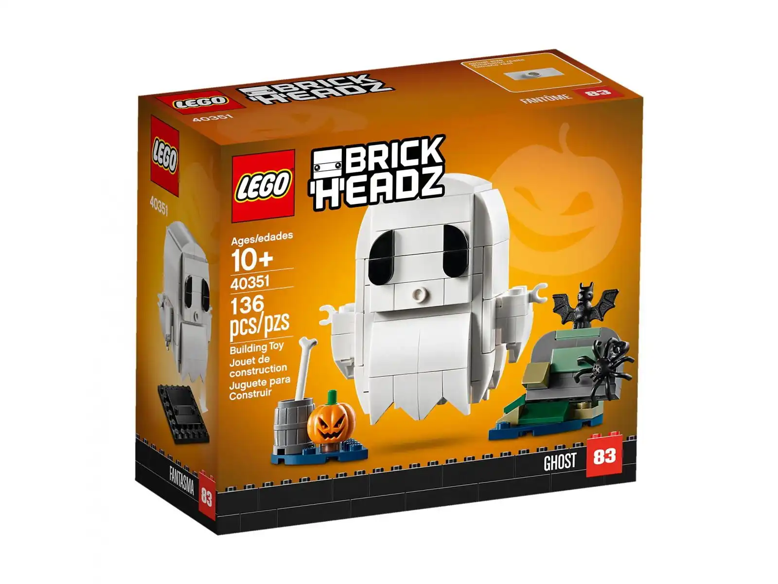 Zdjecie zestawu LEGO 40351 BrickHeadz Duch na Halloween 1