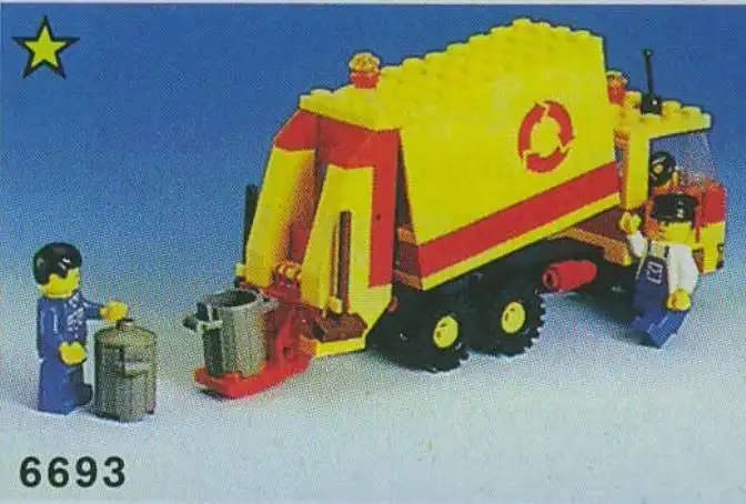 Zdjecie zestawu LEGO 6693 Town Refuse Collection Truck 1