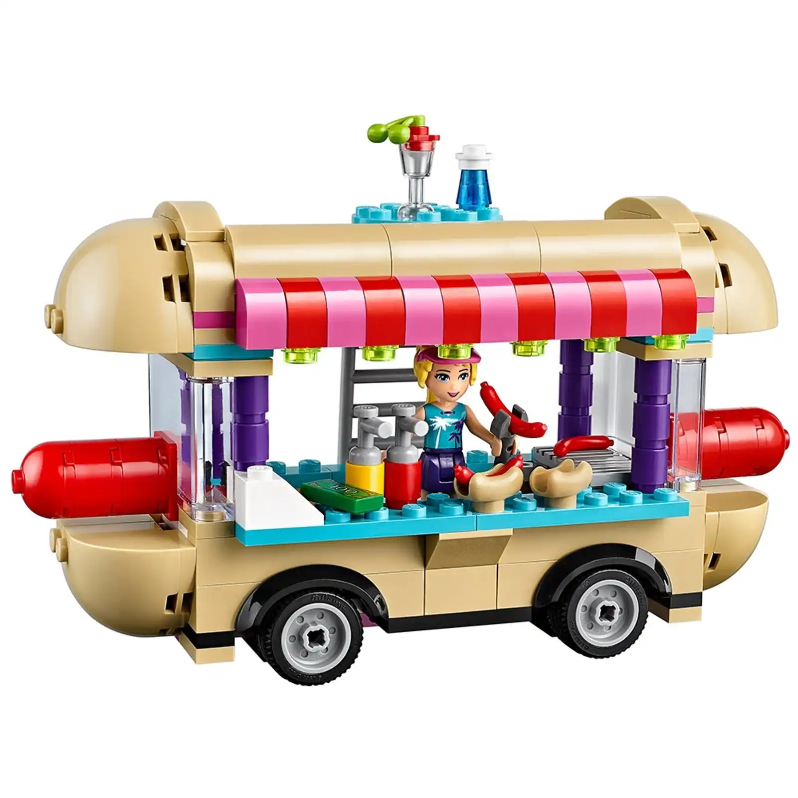 Zdjecie zestawu LEGO 41129 Friends Furgonetka z hot-dogami w parku rozrywki 3