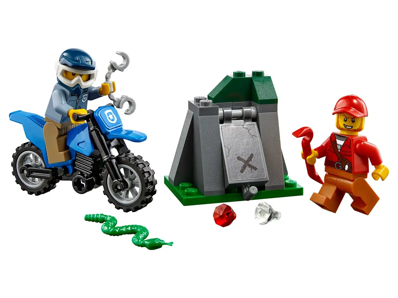 Zdjecie zestawu LEGO 60170 City Pościg za terenówką 1