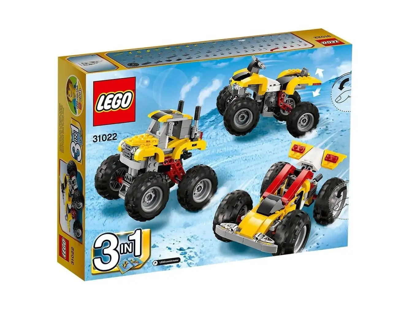 Zdjecie zestawu LEGO 31022 Creator 3 w 1 Quad 2