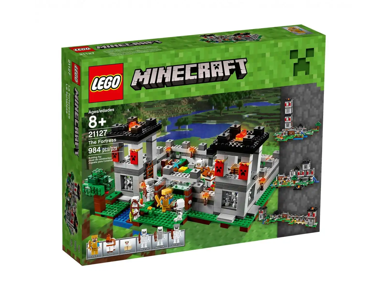 Zdjecie zestawu LEGO 21127 Minecraft Forteca 1