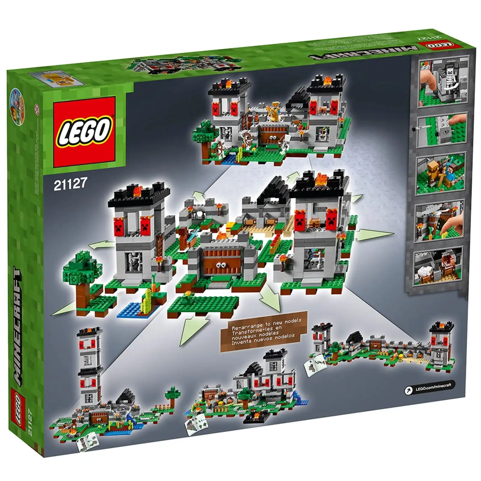 Zdjecie zestawu LEGO 21127 Minecraft Forteca 2