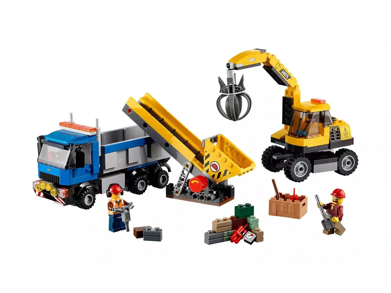 Zdjecie zestawu LEGO 60075 City Koparka i ciężarówka 1