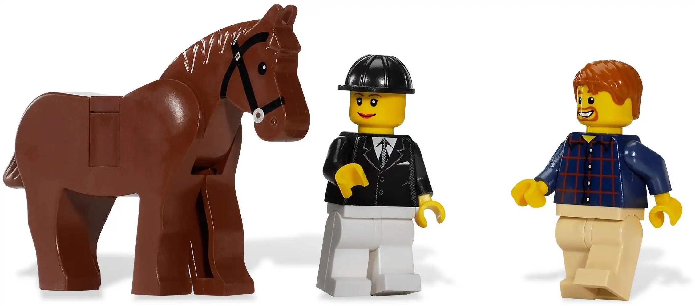 Zdjecie zestawu LEGO 7635 City Samochód terenowy z przyczepą na konie 3